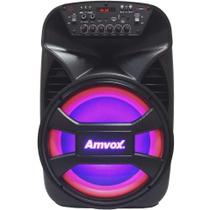 Caixa Amplificada Amvox Viperii Bluetooth Bateria Aca480