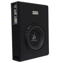 Caixa Amplificada Automotivo Som Corzus CXS303 Slim 350W Rms Subwoofer 8 Polegadas + 2 Canais Stéreo