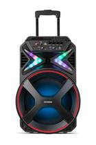 Caixa Amplificada Connect Lights Mondial Preto e Vermelho 400W RMS CM-400