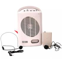 Caixa Amplificada Csr Com Microfone Sem Fio Headset T221 Usb