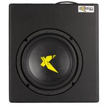 Caixa amplificada exclusive mini slim subwoofer 8" 200w lite