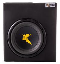 Caixa amplificada mini slim subwoofer 8 300w rms exclusive