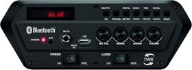 Caixa Amplificada Mondial Cm-400 400w Preto Vermelho