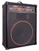 Caixa Amplificada Profissional LL Áudio TRX15 120Wrms Bluetooth, Radio, Cubo, Guitarra, Violão, Mic, Igreja