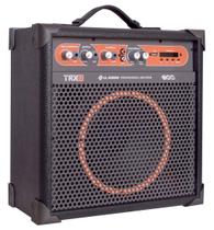 Caixa Amplificada Profissional LL Áudio TRX8 45Wrms Bluetooth, Radio, Cubo, Guitarra, Violão, Mic, Igreja