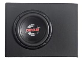 Caixa Amplificada Slim Subwoofer 8" Obvius Ativa Grave Carro