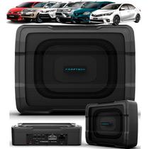 Caixa Amplificada Subwoofer 6x8” Faaftech FT-SW68 TY Toyota Corolla Hilux Etios com Chicote Plug and Play - Faaftech
