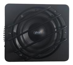 Caixa Amplificada Subwoofer Knup 100 W 8 Pol Pequena Quadrada C/ Tela De Proteção
