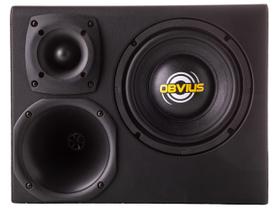 Caixa Amplificada Trio Sub 8 Polegadas Corneta Tweeter 440w - Boog