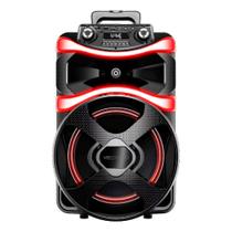 Caixa Amplificada V12 Power RMS/USB/AUX com Microfone e Bluetooth 800W Vibe Sound