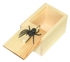 Caixa Aranha Surpresa Pegadinha Brinquedo de Susto Divertido