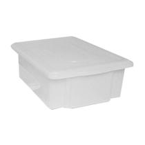 Caixa Armazenamento Plástico 11 Litros Branco S 500 Supercron