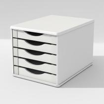 Caixa Arquivo Gaveteiro de Mesa Organizador 5 Gavetas Madeira Mdf Caixa Arquivo Gaveteiro de Mesa Organizador 5 Gavetas Madeira Mdf