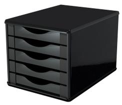 Caixa Arquivo Gaveteiro Em MDF Black Piano Com 5 Gavetas Black Piano Referência 3363 SOUZA Caixa Arquivo Gaveteiro Em MDF Black Piano Com 5 Gavetas Black Piano Referência 3363 SOUZA