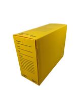 Caixa Arquivo Morto Polionda - Plástico Amarela C/10 Un.