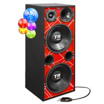 Caixa Ativa 2 Woofer Triton 620 + Taramps 3000 Trio Longa