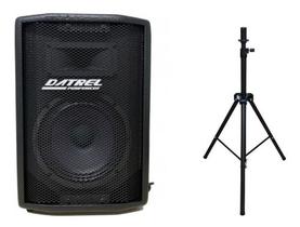 Caixa Ativa Datrel 08 150wrms Usb Sd-card Bluetooh + Tripé Caixa Ativa Datrel 08 150wrms Usb Sd-card Bluetooh + Tripé
