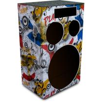 Caixa Ativa De Som Bob Esponja Residencial Vazia 12'' Cores Caixa Ativa De Som Bob Esponja Residencial Vazia 12'' Cores