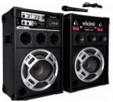 Caixa ativa e passiva vicini vc 7200 fm-usb/sd-mmc 127/220vt