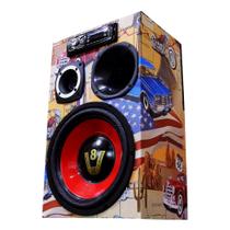 Caixa Ativa Radio Bluetooth Usb Residencial + Modulo Taramps Caixa Ativa Radio Bluetooth Usb Residencial + Modulo Taramps