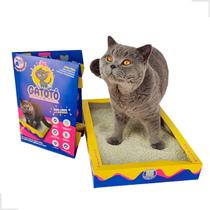 Caixa Bandeja De Areia Pepelão Descartável Portátil Para Gatos