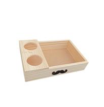 Caixa bandeja dia dos pais bigode ou liso 30x20x6 cesta de café Caixa bandeja dia dos pais bigode ou liso 30x20x6 cesta de café