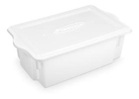 Caixa Bandeja Plástica 24,5 Litros Tampa Empilhável Açougue Caixa Bandeja Plástica 24,5 Litros Tampa Empilhável Açougue