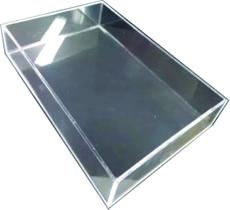 Caixa / Bandeja Retangular Em Acrilico Cristal Caixa / Bandeja Retangular Em Acrilico Cristal