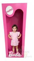 Caixa Barbie Martel Desmontável Decorativa Festa Pink Mdf