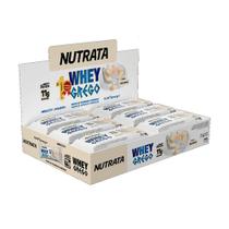 Caixa barras de proteína - whey grego- Nutrata - 12 unidades
