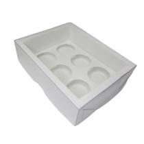 Caixa Base Brigadeiro Branco N1 9x12x4cm 5un - Assk Rizzo