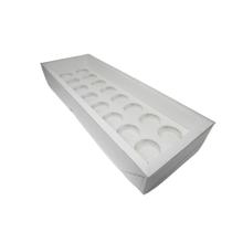 Caixa Base Brigadeiro - Branco - N3 (30,5cm x10cm x3,7cm) - 5 unidades - Assk -