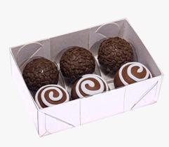 Caixa Basic 6 Doces Branco Ideia