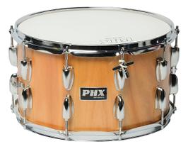 Caixa Bateria Phx Music 14x8 Madeira Cromado 580ma Marrom-cl