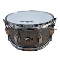 Caixa Bateria Spanking 12X6.5 Silver Sparkle 2Mm 10 Afinaçõe