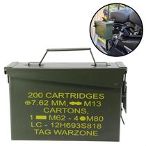 Caixa Bau Bolsa Maleta Isolada Impermeável Alforge Moto Motocicleta Lateral Universal Militar Vintage 28 x 10 x 18cm Caixa Bau Bolsa Maleta Isolada Impermeável Alforge Moto Motocicleta Lateral Universal Militar Vintage 28 x 10 x 18cm