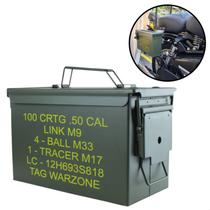 Caixa Bau Bolsa Maleta Isolada Impermeável Alforge Moto Motocicleta Lateral Universal Militar Vintage 30 x 16 x 19cm Caixa Bau Bolsa Maleta Isolada Impermeável Alforge Moto Motocicleta Lateral Universal Militar Vintage 30 x 16 x 19cm