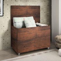 Caixa Baú Organizador de Brinquedos Roupas Multiuso Café Caixa Baú Organizador de Brinquedos Roupas Multiuso Café