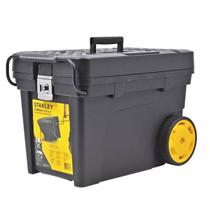 Caixa Bau Plastica 23 Com Rodas Stanley