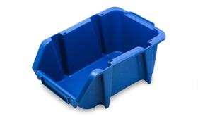 Caixa Bin Organizadora Plástica Nº3 Azul com 60 peças Caixa Bin Organizadora Plástica Nº3 Azul com 60 peças