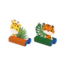 Caixa Bis Cromus Safari 2 Tigre/girafa 5,5x3,5x6,5cm C/08 Un