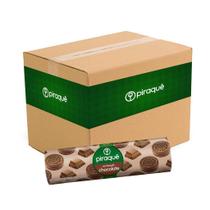 Caixa Biscoito bolacha PIRAQUÊ Recheado Chocolate 160g-60un