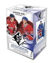 Caixa Blaster Upper Deck 2025-26 SP NHL de Cards Colecionáveis Caixa Blaster Upper Deck 2025-26 SP NHL de Cards Colecionáveis