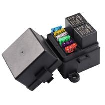 Caixa Bloco 2 Reles 4/5 Terminais 6 Fusiveis IP67