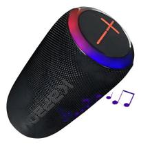 Caixa Bluetooth KA-8883 Preta Potência, Design Premium e Resistência IPX6!