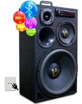 Caixa Bob Pioneer Bluetooth Falante Sub 15 + Falante 8 Medio - Oestesom