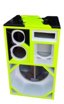 Caixa Bob Residencial Falante De 15 Médio Grave De 8 3D - Gd Sound Box