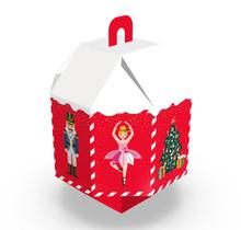 Caixa bol natal natal magico pct 10 unidades - Ideia Embalagens