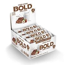 Caixa boldbar 12un leite e avelã - BOLD SNACKS