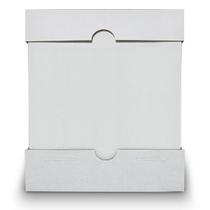 Caixa Bolo 3 Partes Branca 21x21x15cm - 10 Unidades